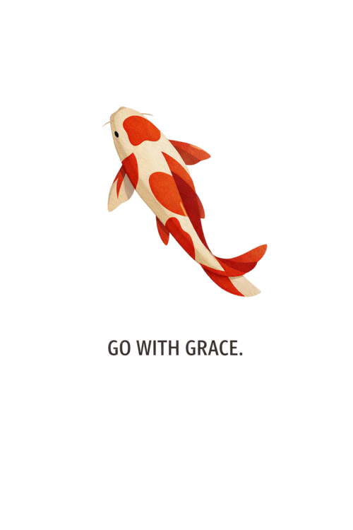 Тениска koi fish