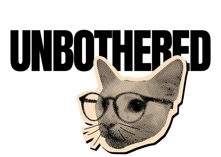 Футболка Unbothered Cat Glasses