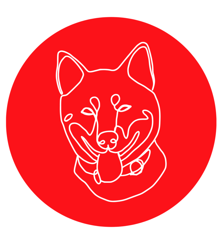 Футболка Shiba Inu Dog Portrait