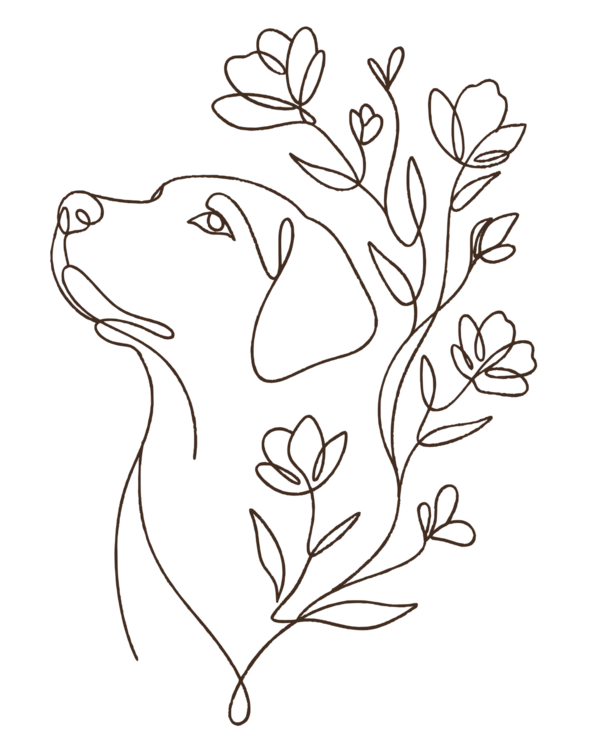 Camiseta Floral Beagle Dog