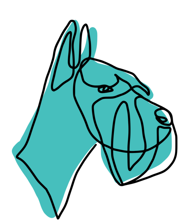 Tričko Great Dane Dog Profile