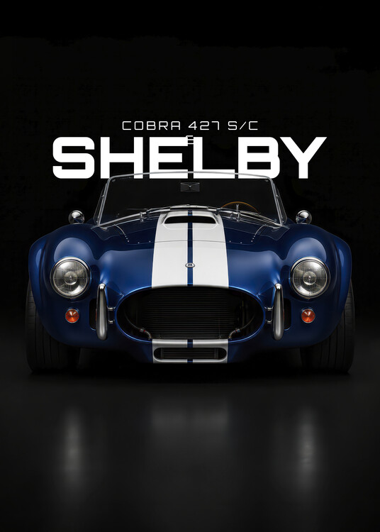 Плакат Shelby Cobra 427 S/C