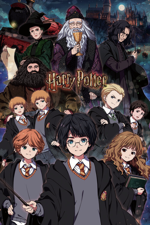 Poster Harry Potter - Manga