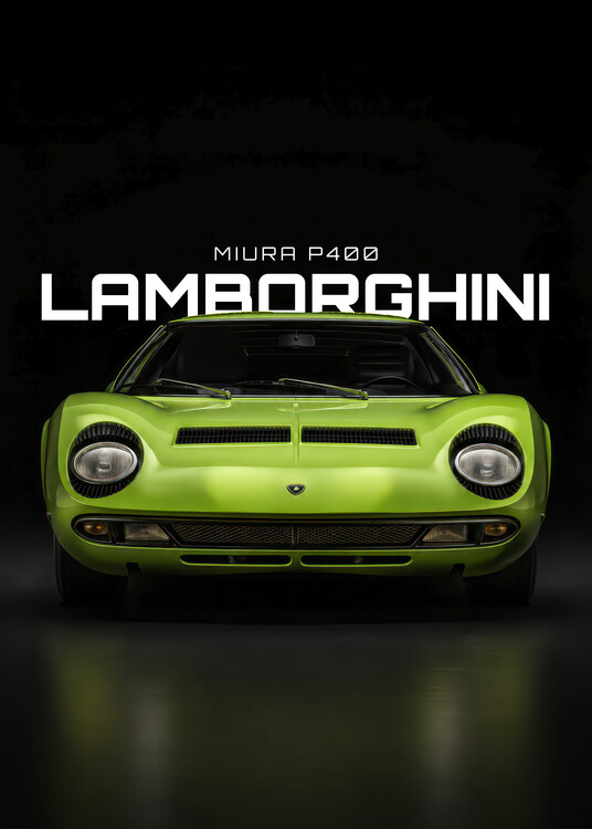 Poster LAMBORGHINI MIURA P400