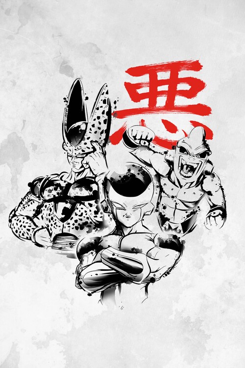 Poster Z villains ink