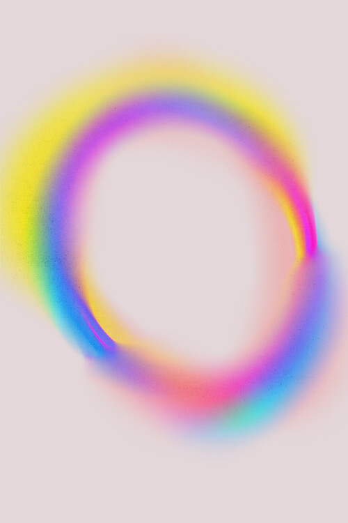 Poster Luminous Spectrum Halo