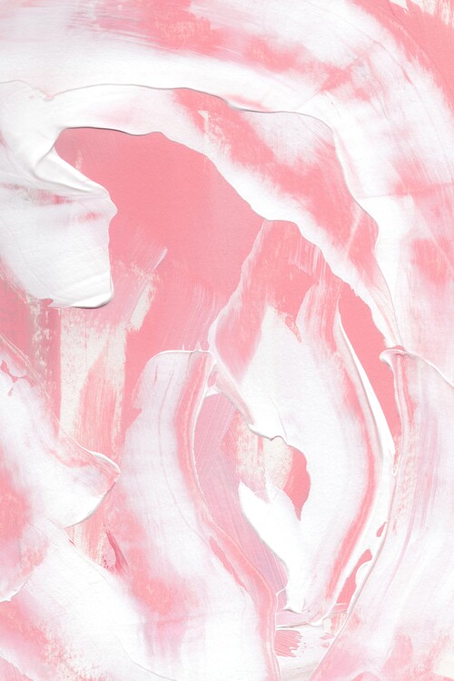 Poster Harmonious Blend Of Pink And White Hues