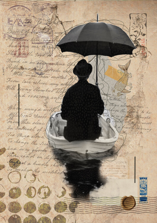 Plakat homage to Magritte
