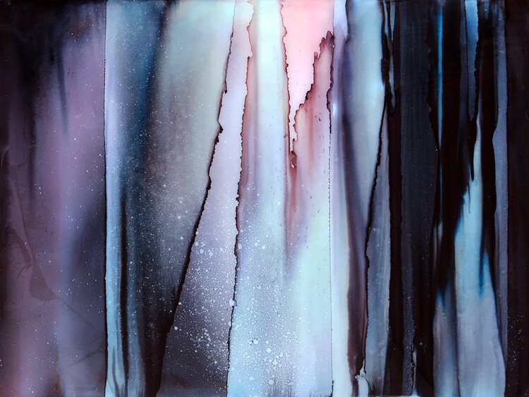 Poster Ethereal Cosmic Flow