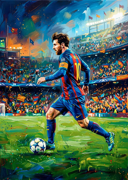 Póster Goat Football Player