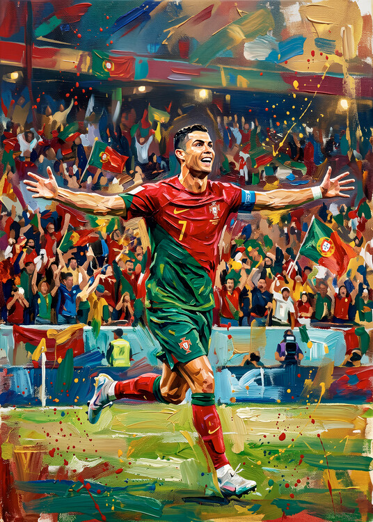 Póster Goat Football Player