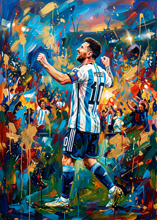 Póster Goat Football Player