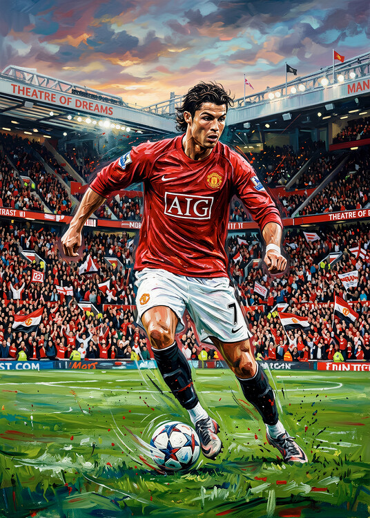 Póster Goat Football Player