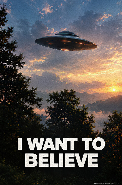 Plakát I Want To Belive