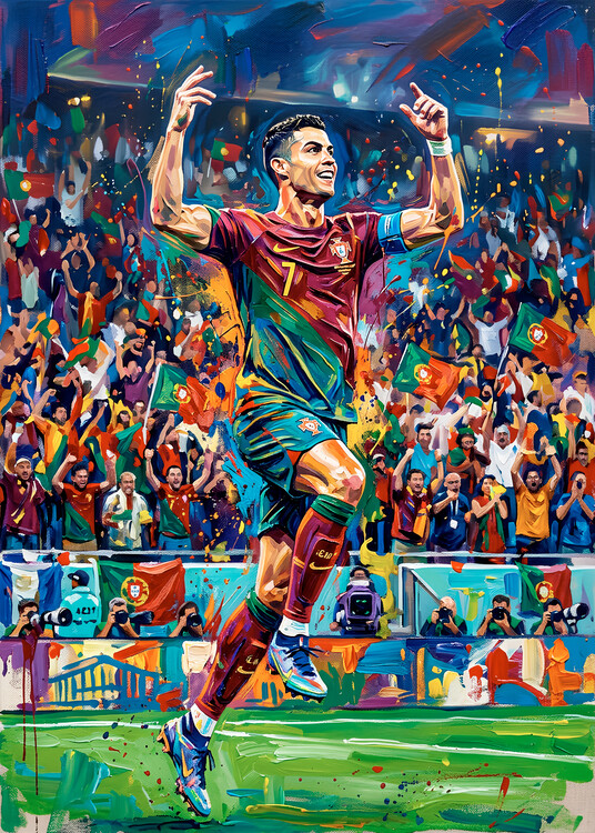 Póster Goat Football Player