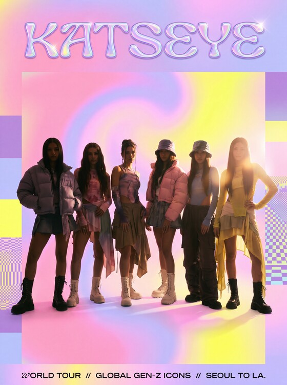 Plagát KATSEYE: Global Gen-Z Icons World Tour
