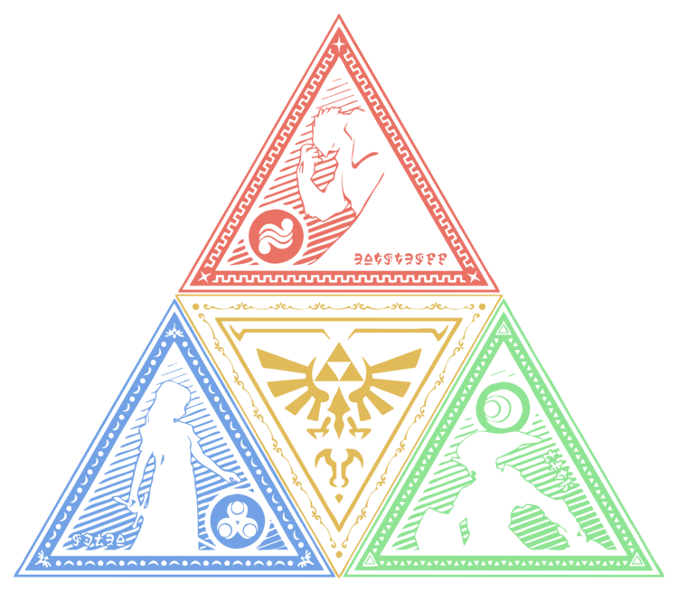 Koszulka The Legend of Zelda: The Triforce