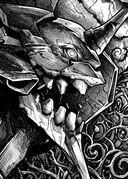 Плакат Evangelion Roar Unit 01