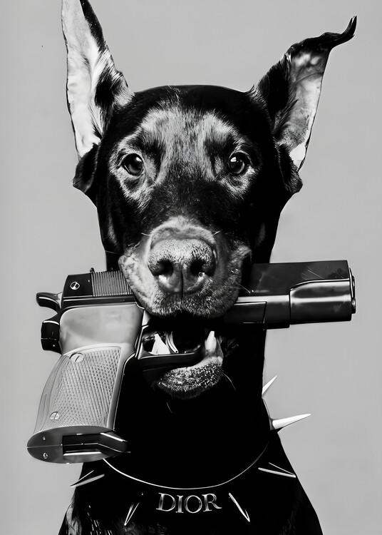 Plakát Dior Dog
