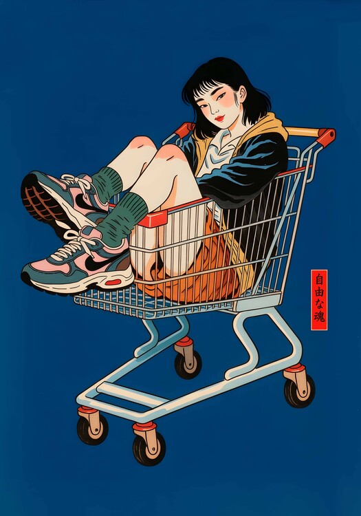 Plakát Cart Girl