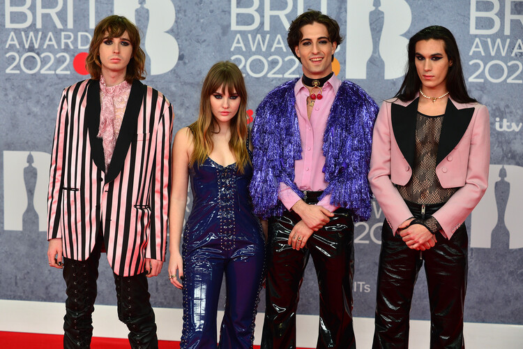 Plakát Måneskin, The BRIT Awards 2022
