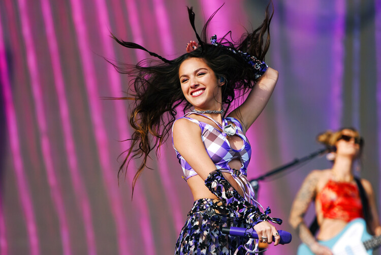 Obraz na plátně Olivia Rodrigo, Glastonbury Festival 2022