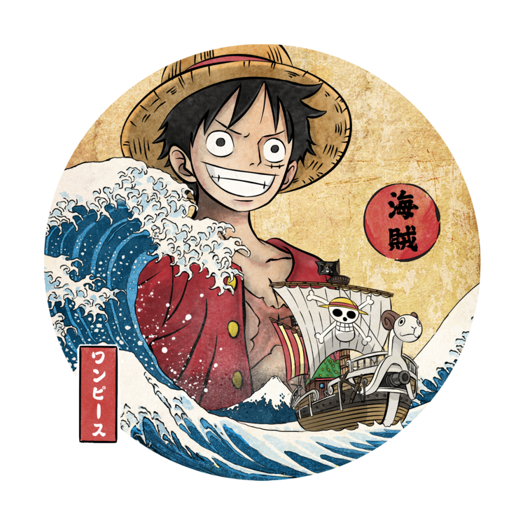 Tričko The Great Pirate off Kanagawa