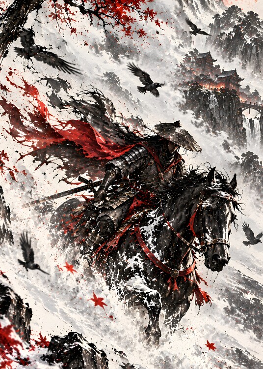 Plakát The Crimson Storm Rider