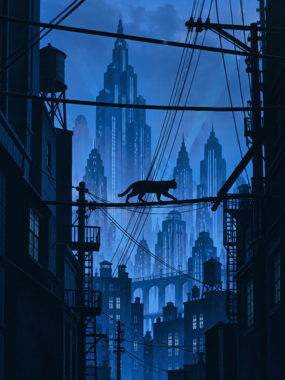 Plakát The Black Cat of Metropolis