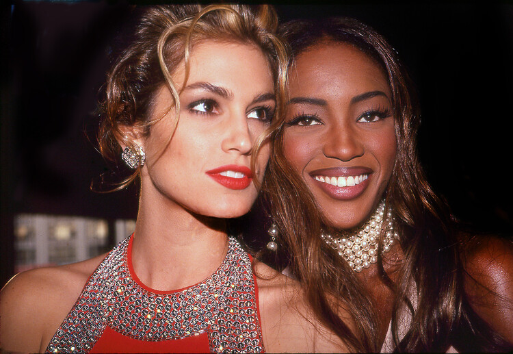 Plakát Cindy Crawford & Naomi Campbell
