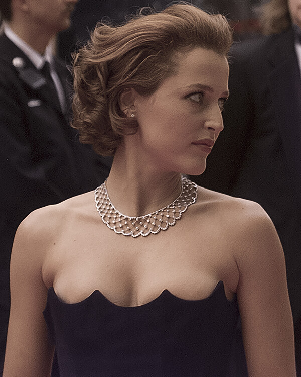 Obraz na plátně Gillian Anderson - Golden Globe Awards