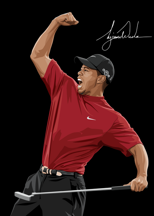 Plakát Victory Swing – Golf Champion Celebration Poster