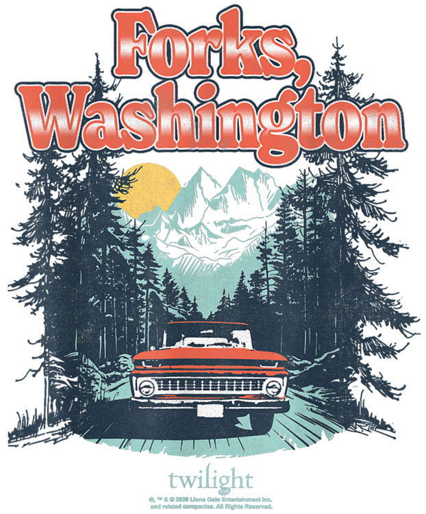Tričko Twilight - Forks Washington