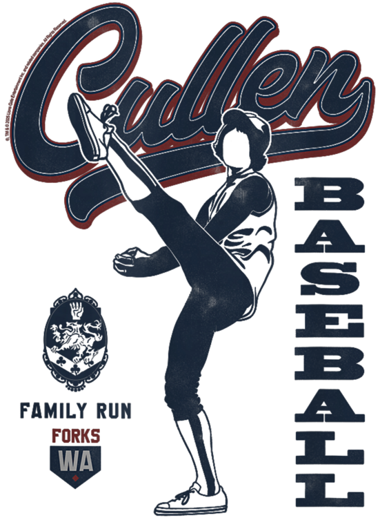 Tričko Twilight - Cullen Baseball