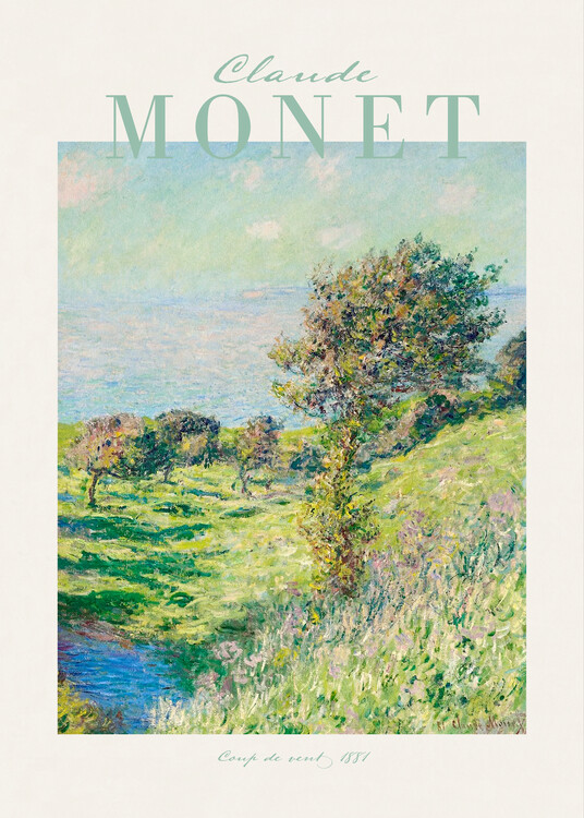 Samolepka Green Coastal Landscape