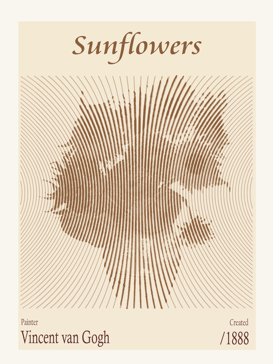 Plakát Earthy Sunflowers Bloom