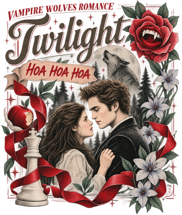 Tričko Twilight - Romantic Roses