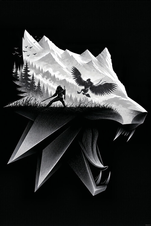 Plakát White Wolf - Open World
