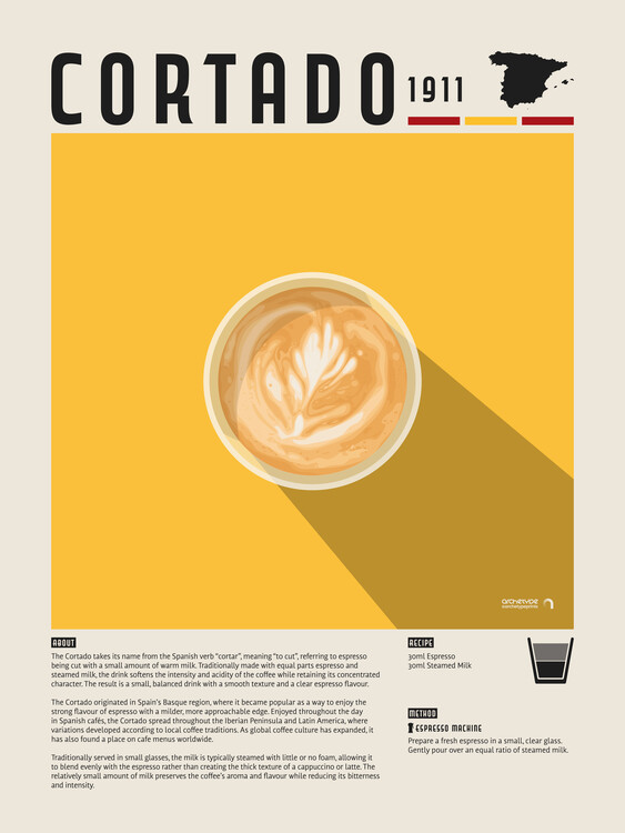 Plakát Cortado Coffee
