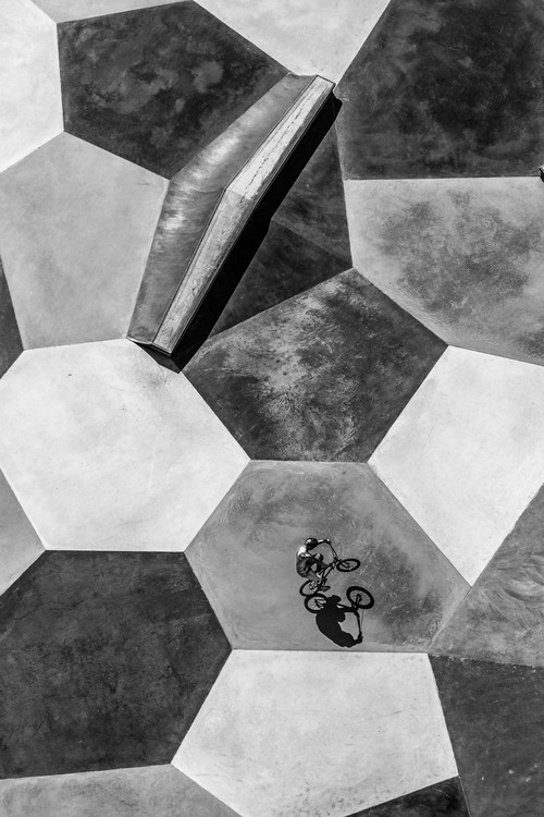 Canvas Print Lonely rider