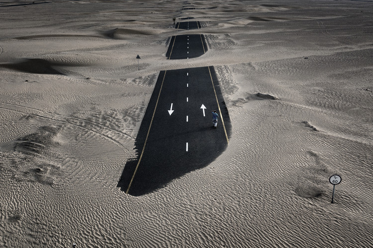 Canvas Print Hard Road