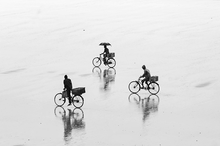 Canvas Print Geometry in motion