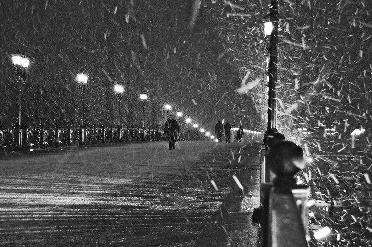Levně Plakát, Obraz - The Moscow blizzard, Lyubov	Furs, 40 × 26.7 cm