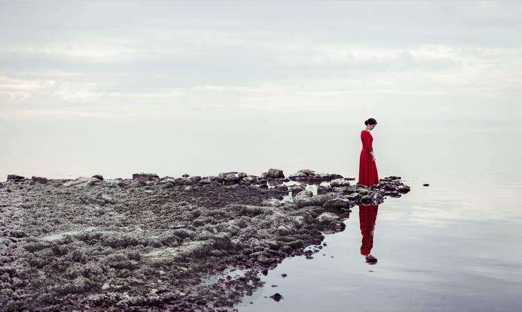 Плакат Red dress