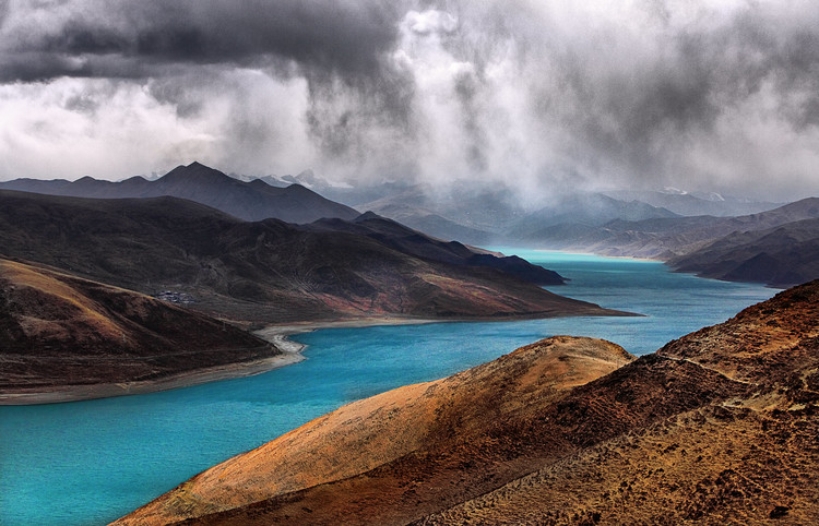 Canvas Print Where the Sky Meets the Land