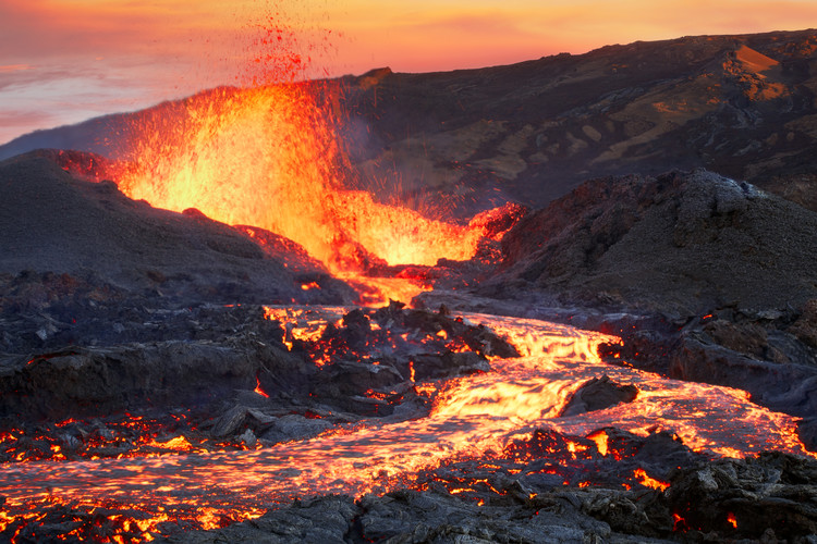 Poster La Fournaise Volcano