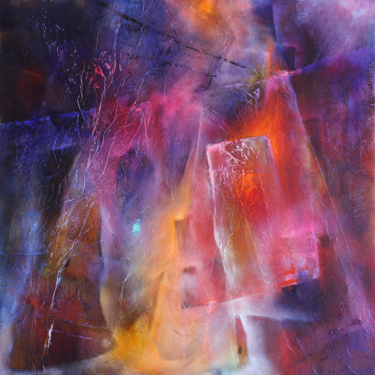 Plakát, Obraz - Lava, Annette Schmucker, 40 × 40 cm