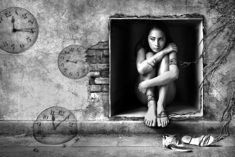 Canvas Print w a s t e d