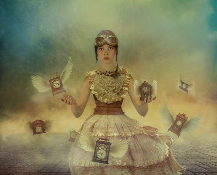 Canvas Print Mistress of time