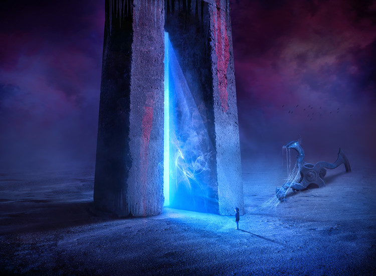 Canvas Print Time Gate